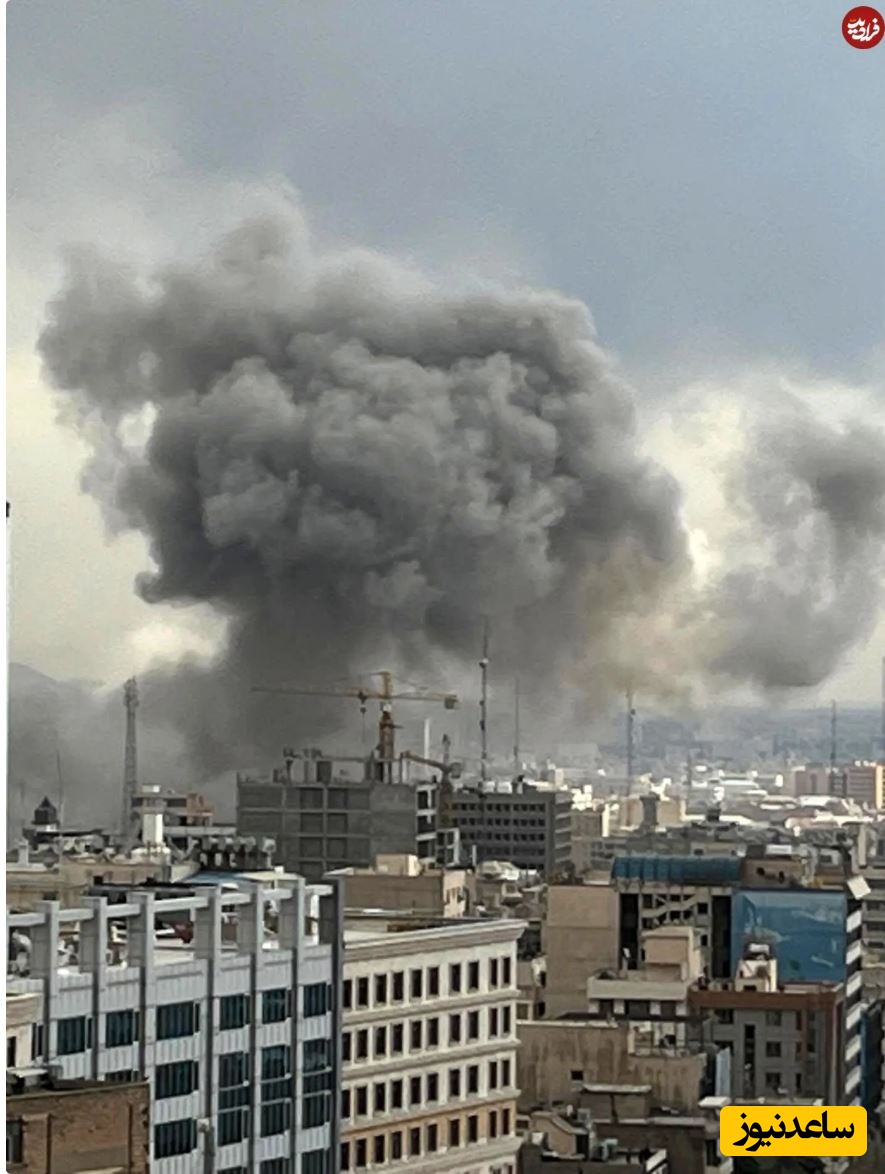 عکس بمباران تهران در جنگ 40 روزه از بالکن خانه سولماز غنی