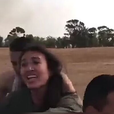 لحظه اسارت دختر و پسر یهودی توسط نیروهای حماس+فیلم