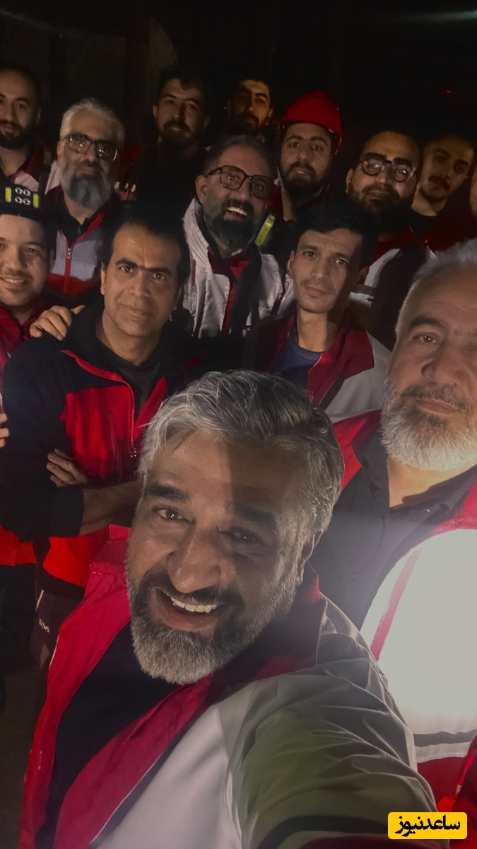 حضور بازیگران ایرانی در بین نیروهای هلال احمر/پژمان جمشیدی، نعیمه نظام دوست، پردیس احمدیه+فیلم