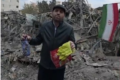 اولین ویدیو از اصابت موشک به فروشگاه شهروند در محله والفجر افسریه منطقه 15