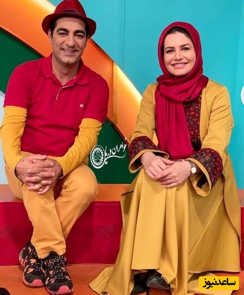  آزیتا رضایی و همسرش