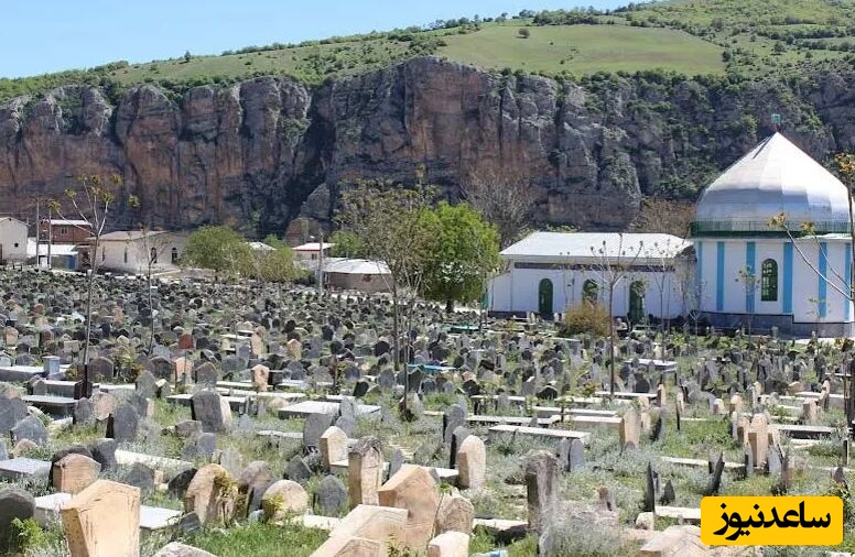 قبرستان تاریخی و عجیب سفیدچاه در بهشهر/ جایی که هر سنگ قبر داستانی از گذشته‌های دور دارد + فیلم
