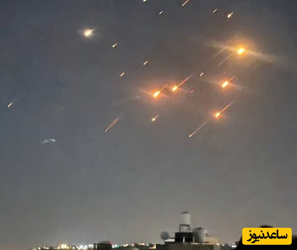 آسمان اسرائیل در تسخیر موشک‌های ایران؛ پدافند هوایی ناتوان در رهگیری کامل