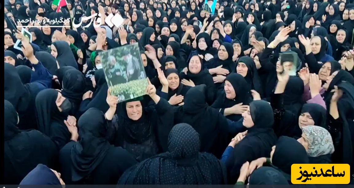 شیون هزاران زن دهدشتی در پی شهادت مقام معظم رهبری+ ویدیو