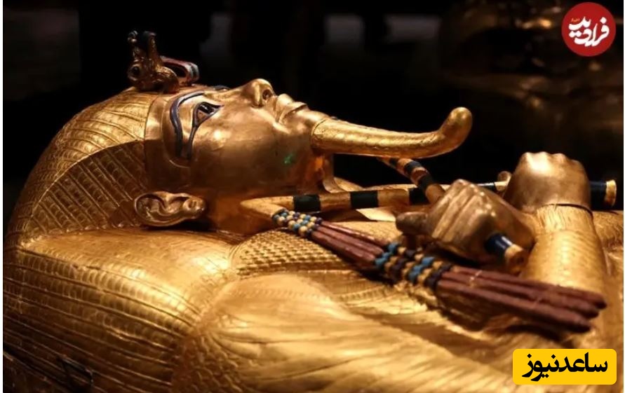  نقاب طلایی تدفینی توت‌عنخ‌آمون