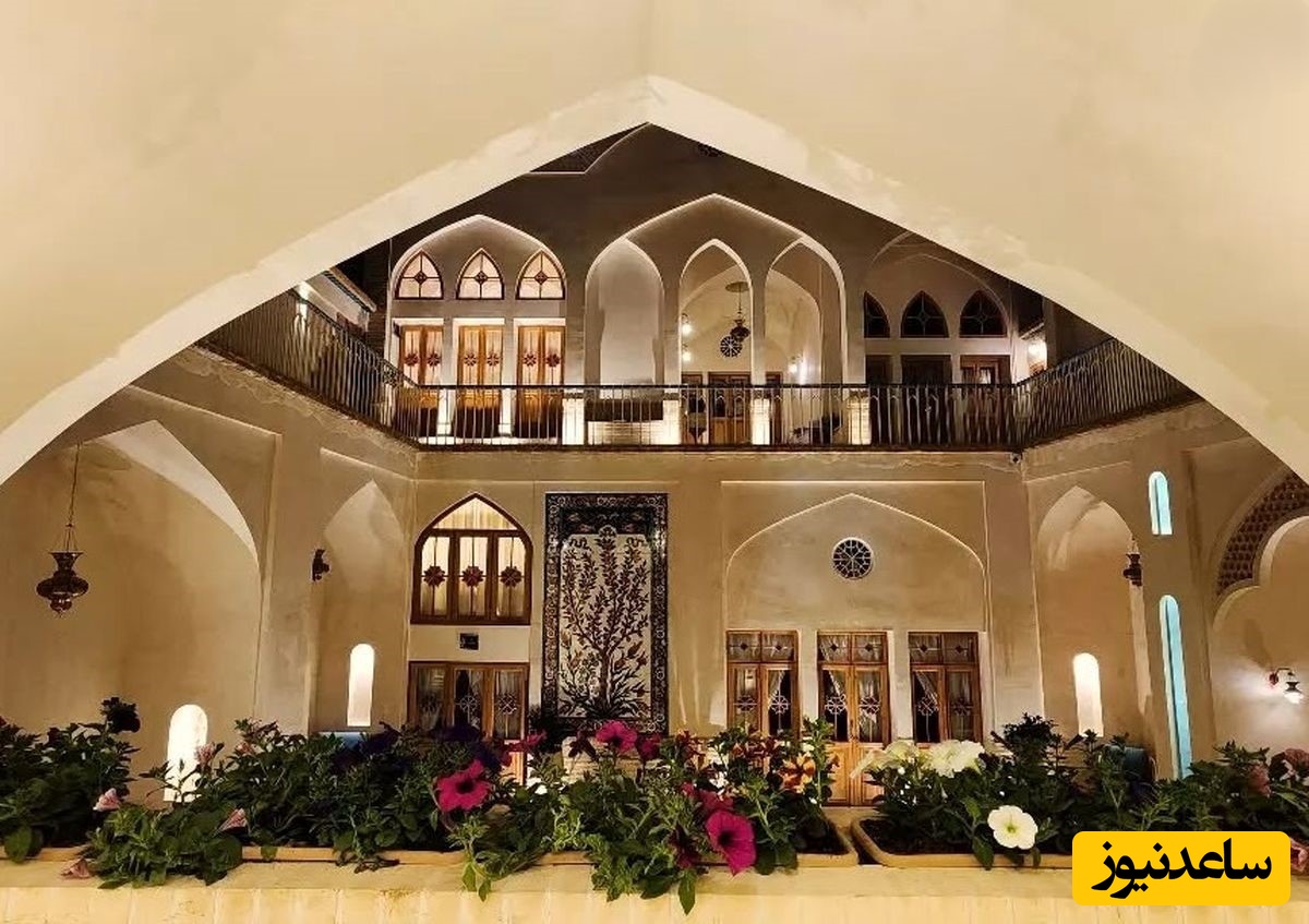 خیره‌کننده‌ترین خانه کاشان با معماری منحصربفرد و حال و هوای سنتی قجری که توانست جایره معماری را ازآن خود کند/ جواهر معماری که میگن همینه