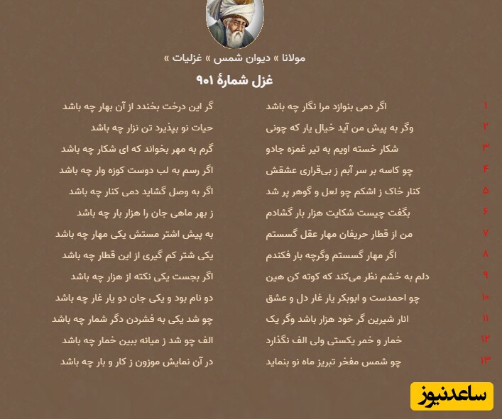 غزلیات مولانا