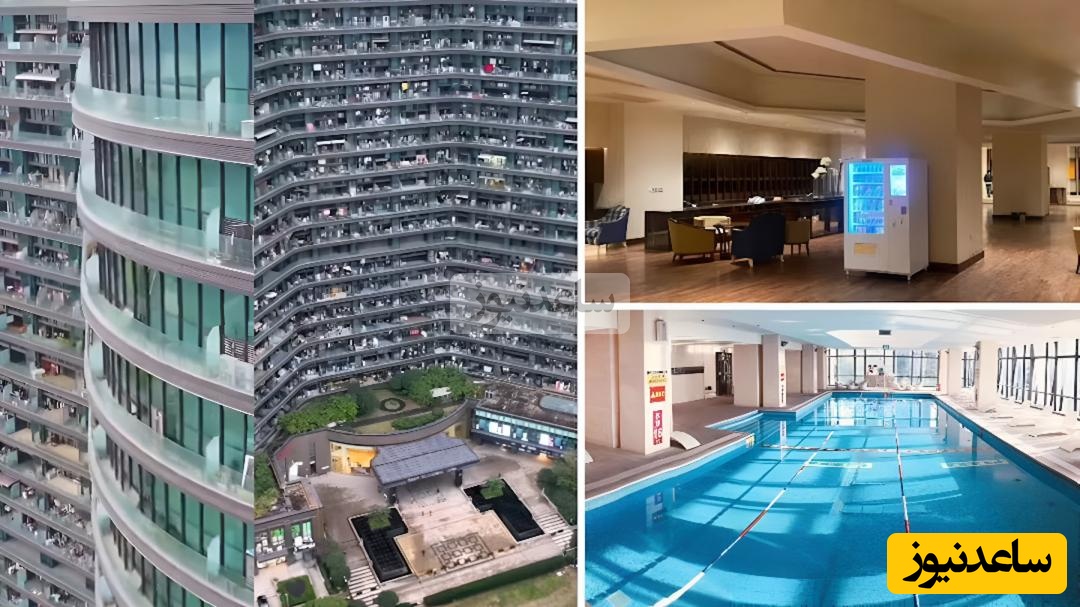 بزرگترین آپارتمان جهان که 20هزار نفر ساکن آن هستند/ معماری منحصربه‌فرد و الهام از بلندی کوه اورست تجربه‌ی ارتفاع بدون ترک کردن خانه! +ویدیو