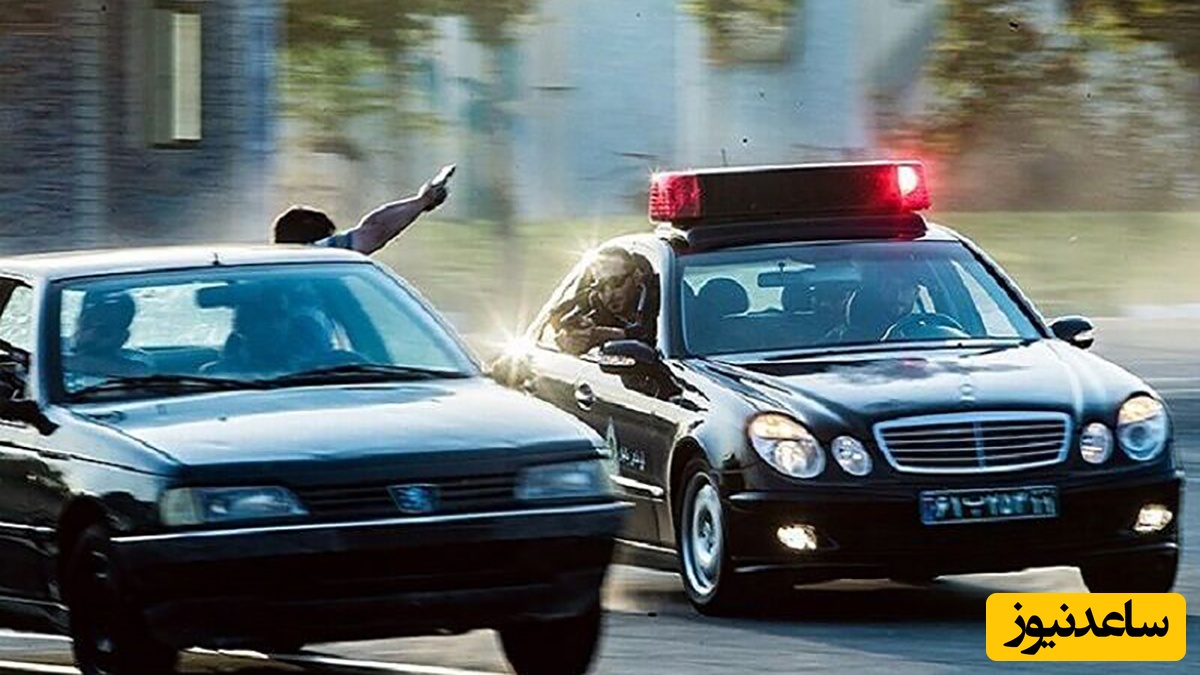 فیلم پر هیجان 8 دقیقه ای از تعقیب و گریز پلیسی در خیابان های تهران + جزئیات