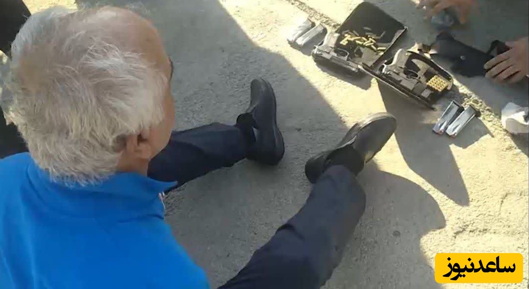 لحظه دستگیری بهروز احسانی به همراه تجهیزات انفجاری؛ تروریستی که صبح امروز اعدام شد+ عکس