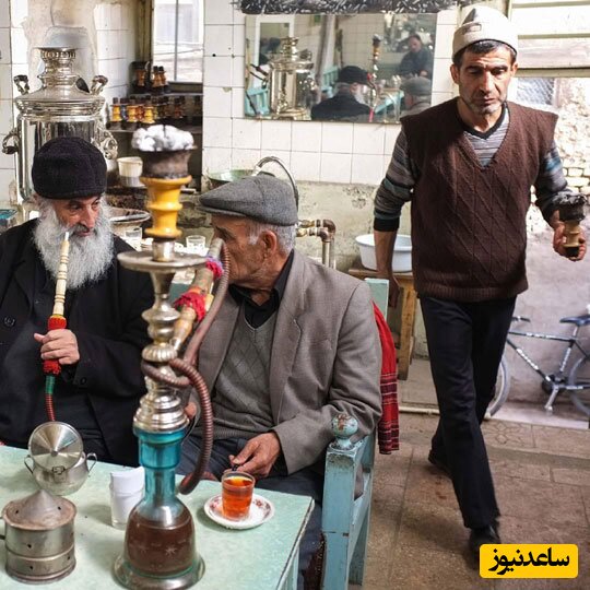 قدیمی ترین قهوه خونه گیلان در شهر زیبای رشت مربوط به زمان قاجار که حال و هوای نوستالژی داره+عکس