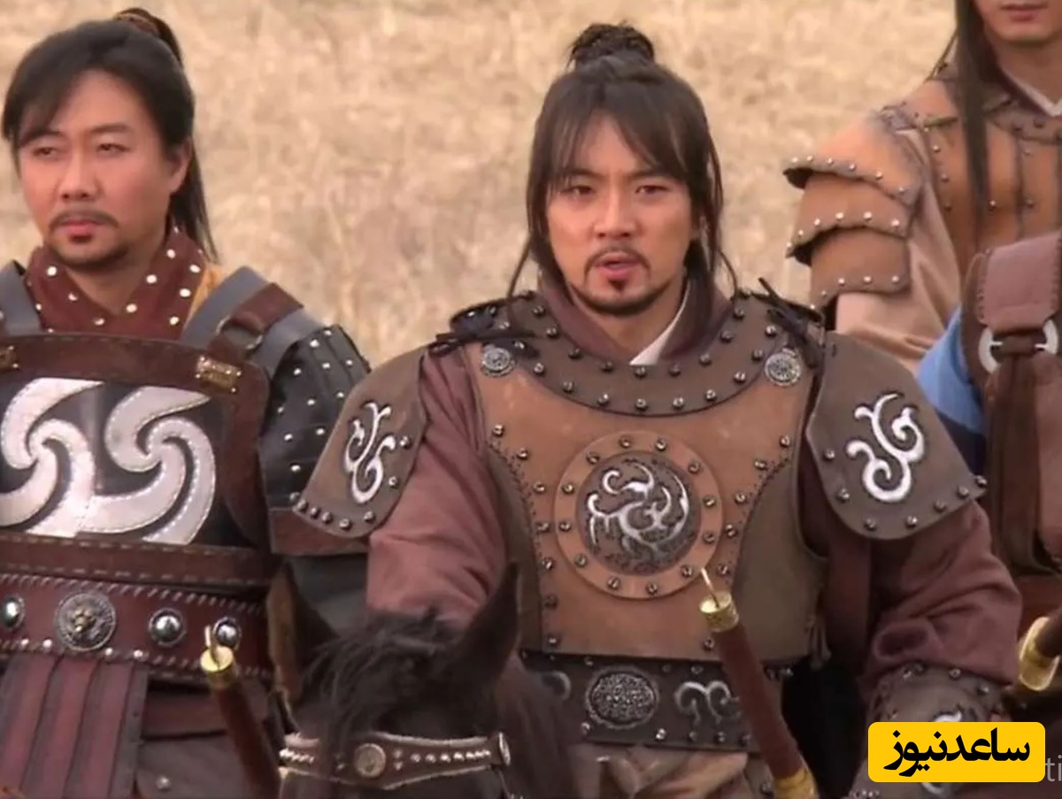 جومونگ در پشت صحنه سکانس نبرد با سول تک در سریال جومونگ