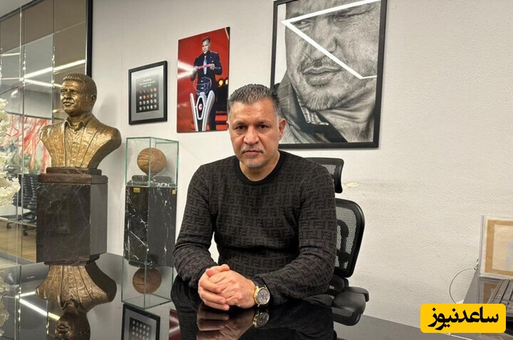 تصویر علی دایی در میدان آزادی تهران دستکاری شد