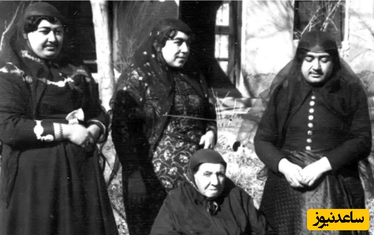 (عکس) معیار زیبایی عجیب در دوره قاجار