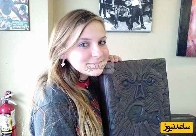 (عکس) دختری که عجیب‌‌ترین سلفی جهان را گرفت/ این که ترسناکترین سلفی جهان شد!😱