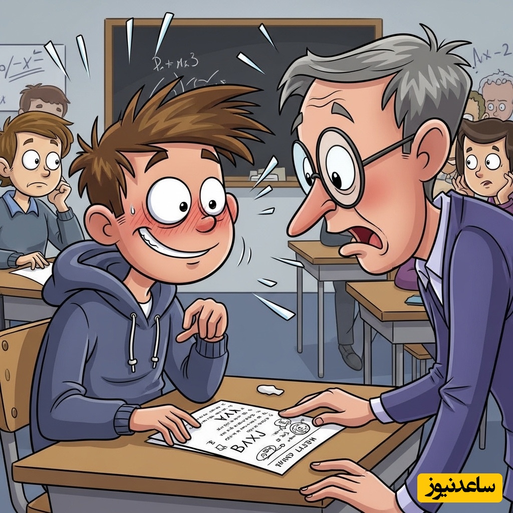 (عکس) این دانش آموز دهه نودی تنها دلیل حفظ شناسنامه‌اش رو با یک پاسخ خلاقانه در برگه امتحانیش لو داد!