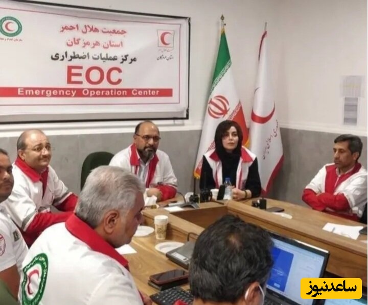 روژان «نون خ»: قهرمانان واقعی نیروهای امدادی هستند/اهدای تندیس یادبود از سوی جمعیت هلال‌احمر هرمزگان به هدیه بازوند +عکس