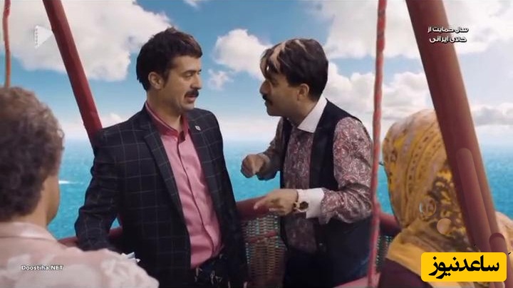 نمیذارم این سکانس غش‌آور پایتخت رو فراموش کنین؛ دعوای نقی، ارسطو، بهتاش و رحمت داخل بالن در آسمان ترکیه+ویدیو/ دیالوگهاشون منو کشته😂