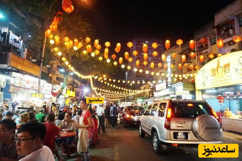 بازار شبانه غذای خیابان الور و زیبایی های آن!