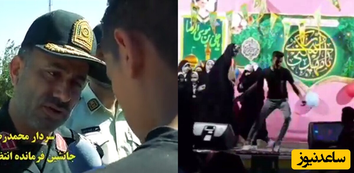 (فیلم) فرمانده پلیس اصفهان چشم در چشم با لات بی سر و پایی که به جشن امام رضا (ع) حمله کرد: فکر کردی به همین آسونیه؟!