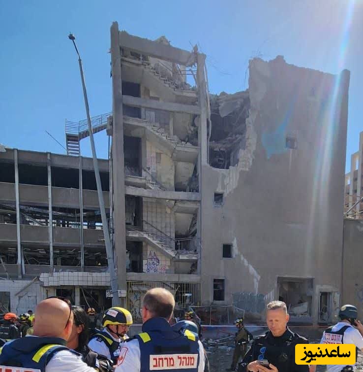 (فیلم) آثار حمله موشکی امروز عصر ایران در حیفا / ضجه بزن صهیونیست!