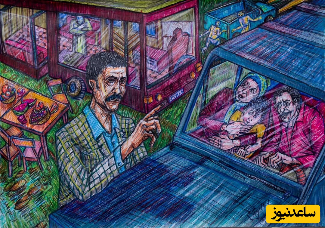 نقاشی سریال پایتخت