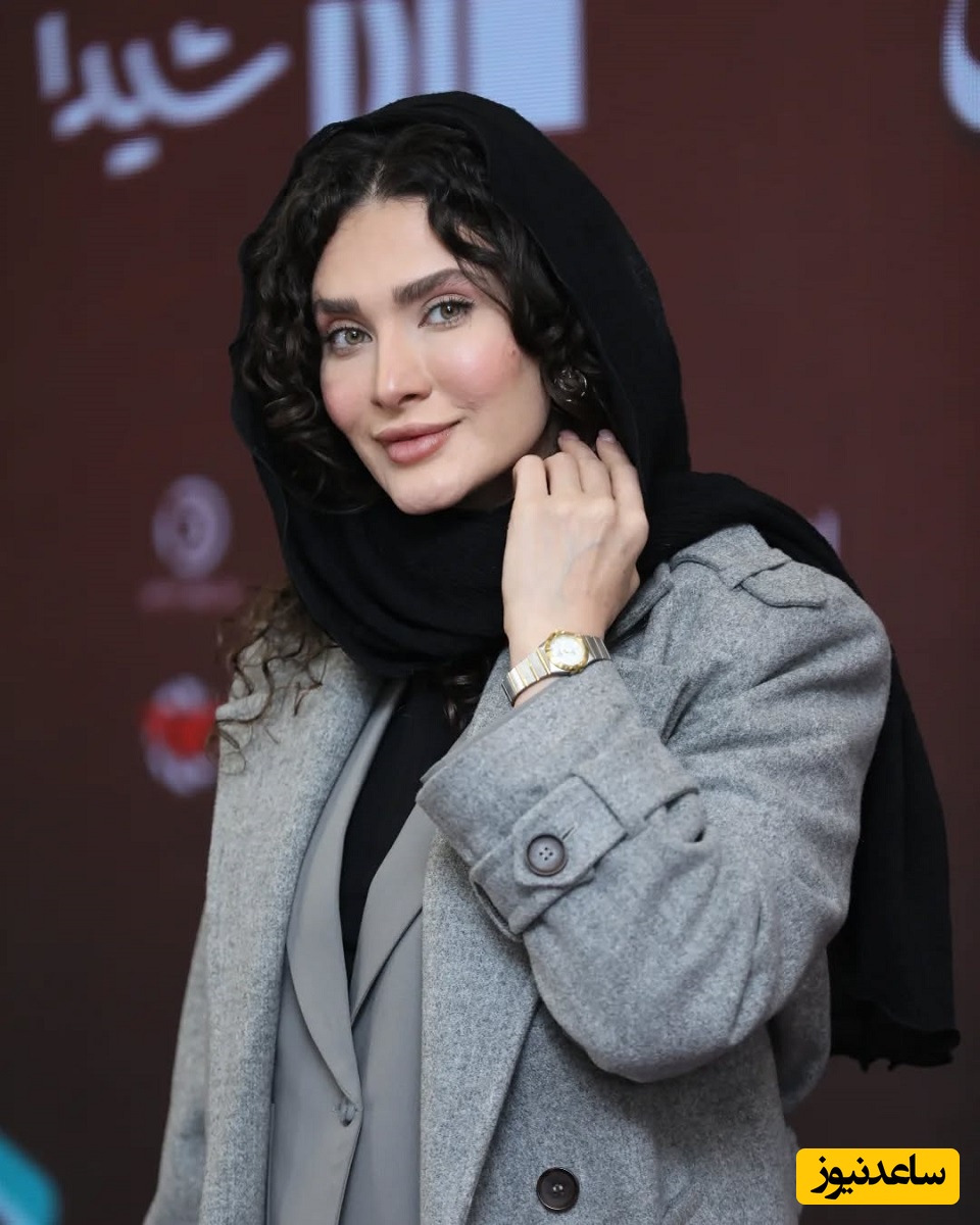 ساناز سعیدی با نگاه خصمانه و استایل گنگ باز هم تو دلبرو و جذابه  😎😍