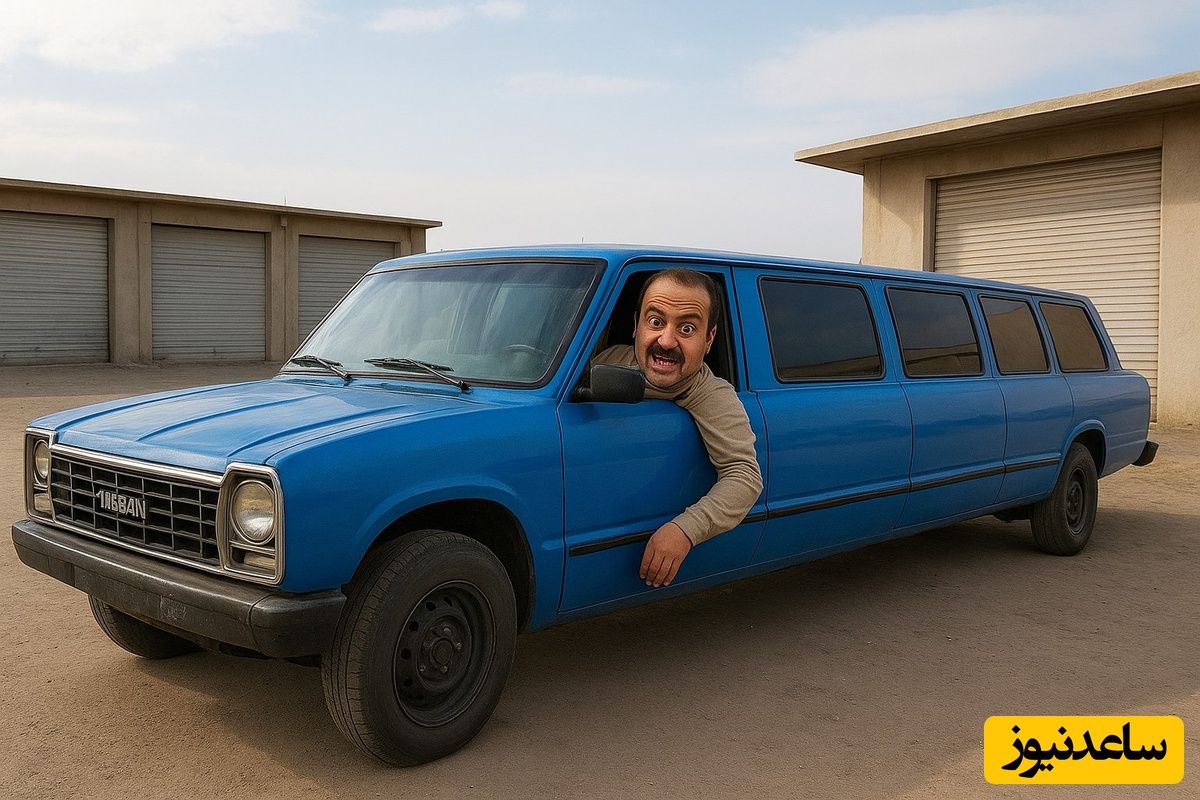 ویدئو/ خلاقیت خنده‌دار راننده نیسان ایرانی در تبدیل نیسان به لیموزین مرزهای تکنولوژی رو حسابی جابه‌جا کرد😂/ مغز یه ایرانی همیشه پر از ایدست👍