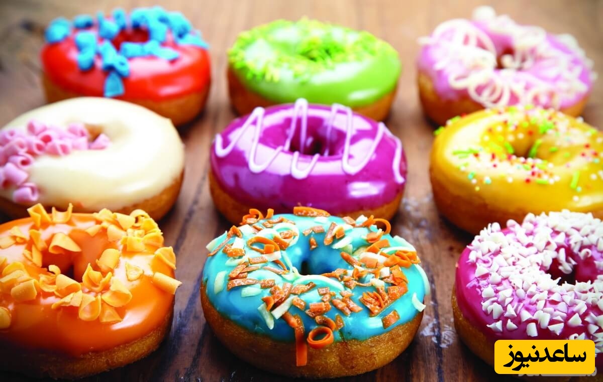 طرز تهیه شیرینی دونات+ عکس
