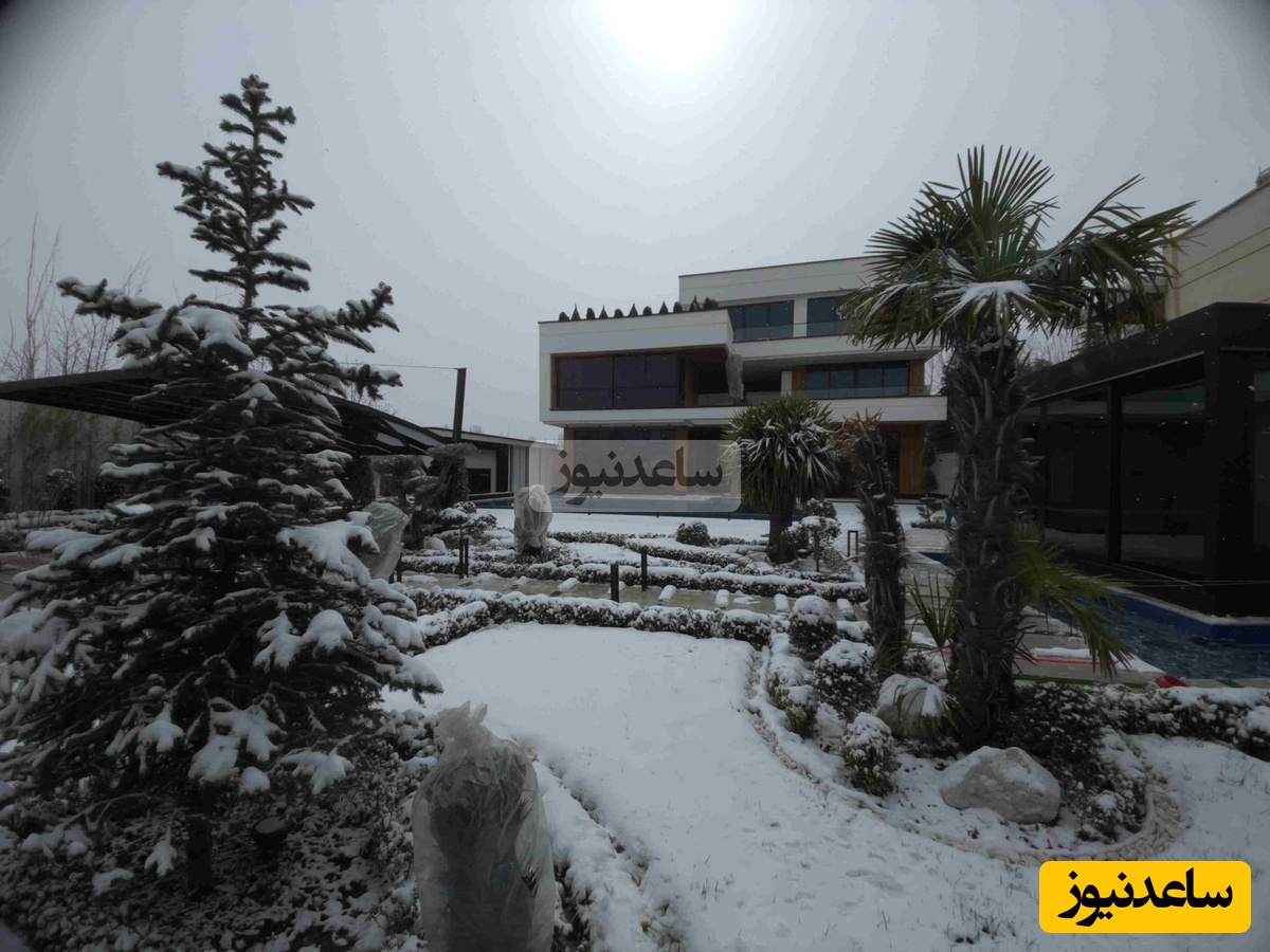 نگاهی به ویلای مدرن، شیک و لاکچری علیرضا بیرانوند با یک حیاط جنگلی و استخردار با امکانات مجهز/ قطعه‌ای گمشده از بهشتِ ایران