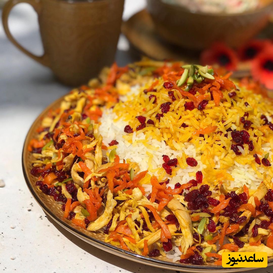 طرز تهیه هویج پلو خوشمزه و مجلسی به سبک ایرانی؛ یک غذای متفاوت، خوش‌رنگ و عطر برای سفره‌های خاص/ فیلم