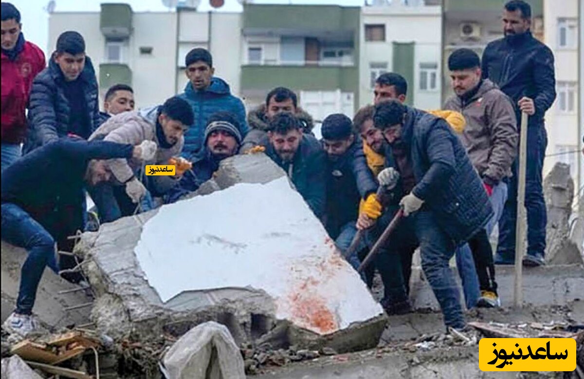 (فیلم) داستان عجیب پیرمردی که سیگار در دهان از زیر آوار خارج شد!