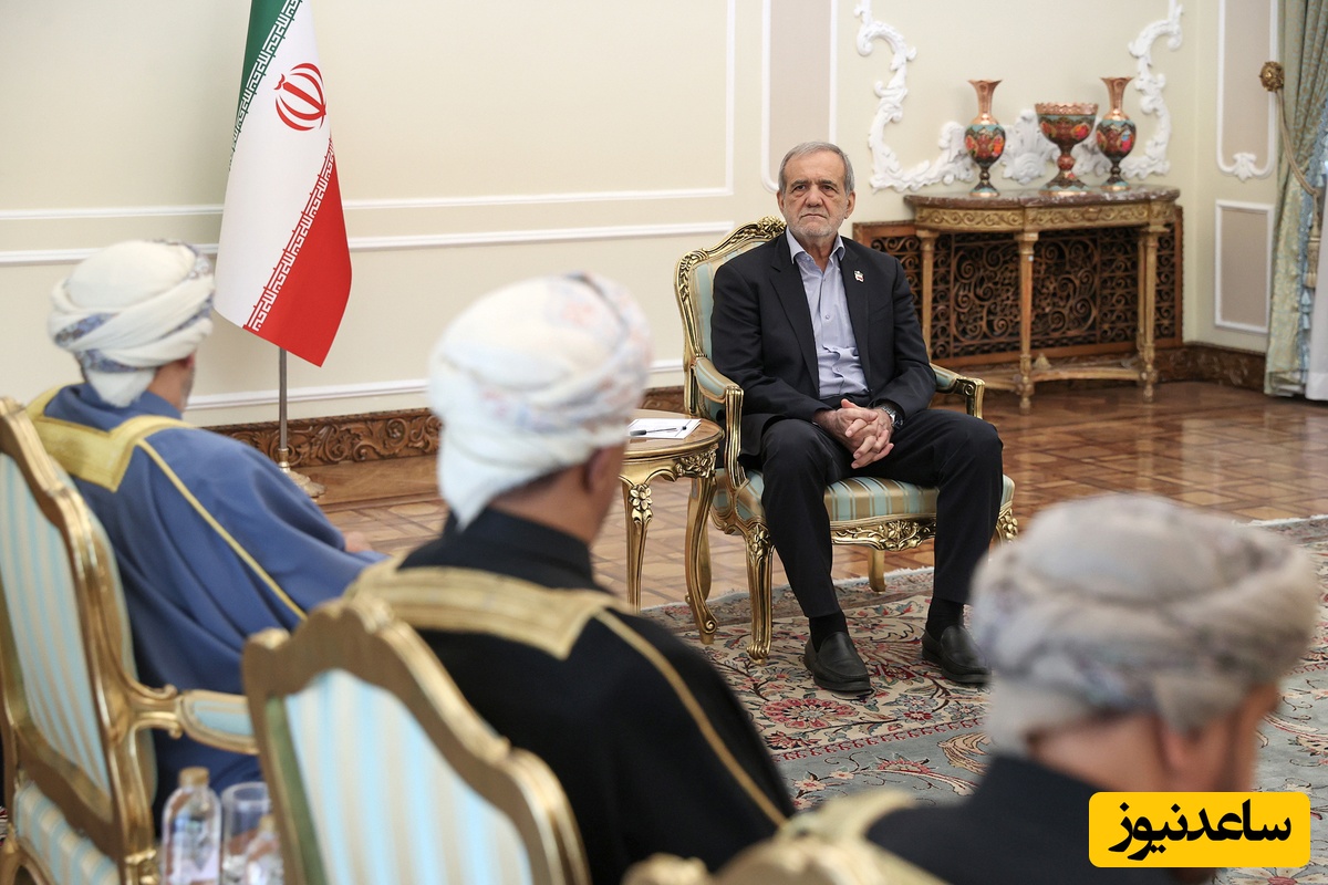 پزشکیان و وزیر عمان