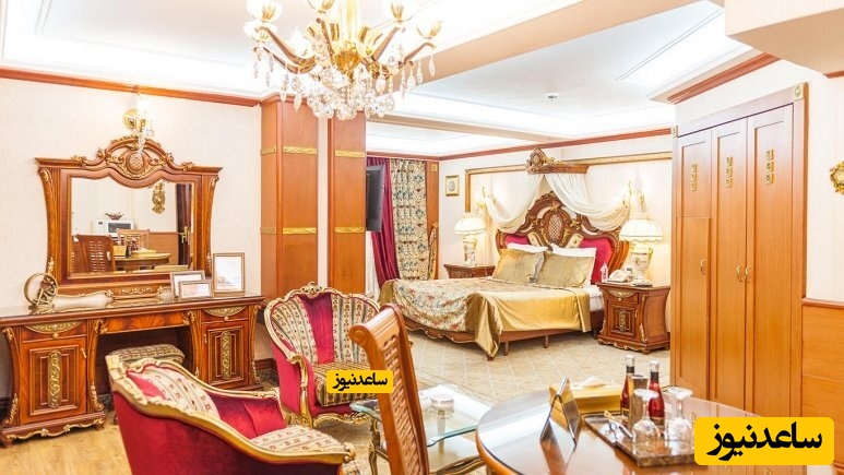 سوئیت لوکس 2 تخته هتل قصر طلایی مشهد