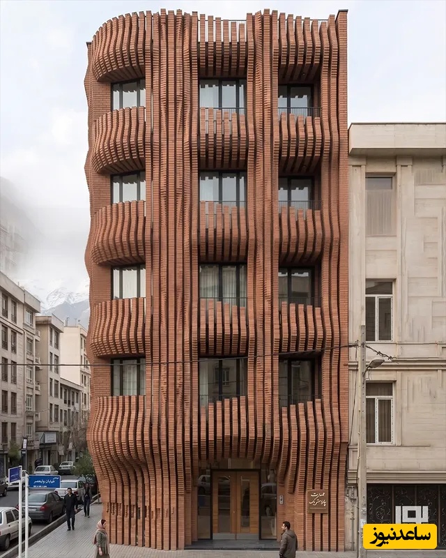معماری آجری ساختمان