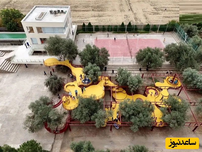 زمین‌بازی مینودشت با معماری متفاوت؛ فضایی که کودکان را به کشف دعوت می‌کند + عکس
