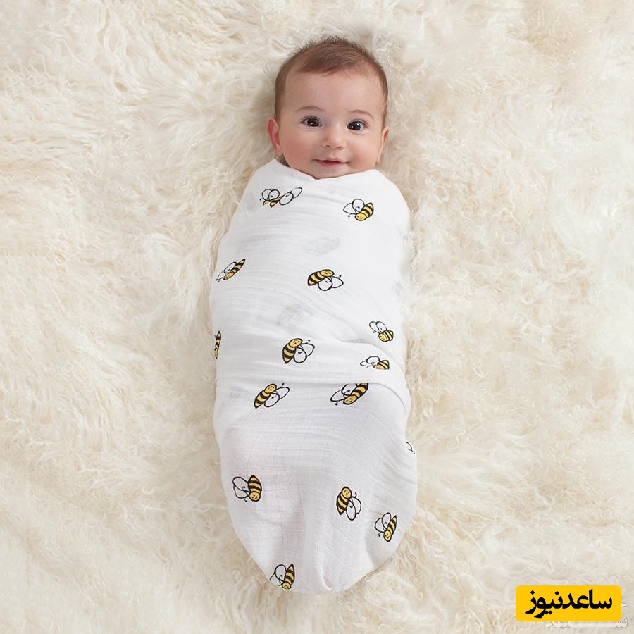 آموزش نحوه قنداق کردن نوزاد