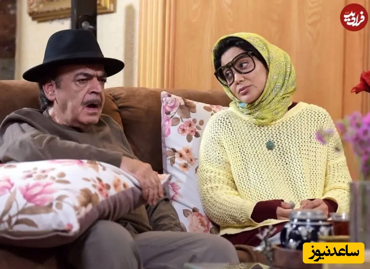 زهرا جهرمی در کنار حمید لولایی