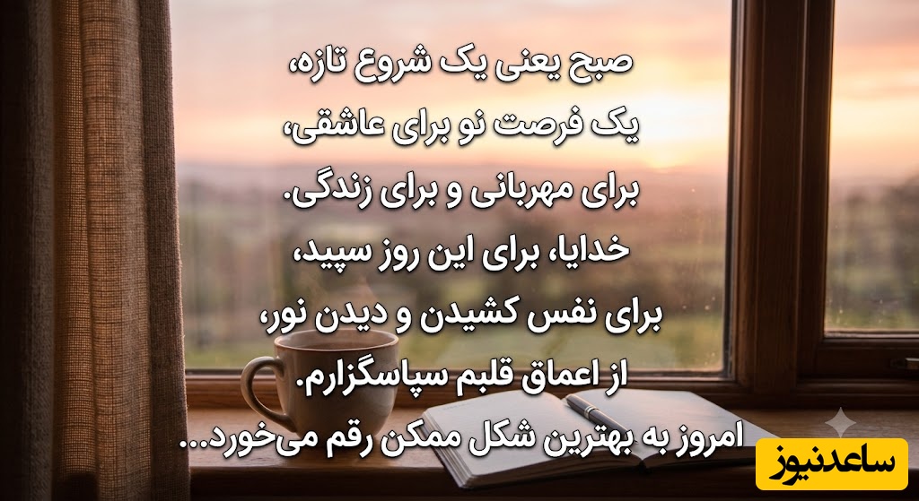 شکرگزاری صبحگاهی/ خدایا شکرت که یک صبح دیگر به من بخشیدی؛ صبحی که آمده تا یادم بیندازد هنوز فرصت دارم زندگی‌ام را از نو بسازم و برای رویاهایم بجنگم / شکرگزاری امروز 17 خرداد 1405 + ویدئو
