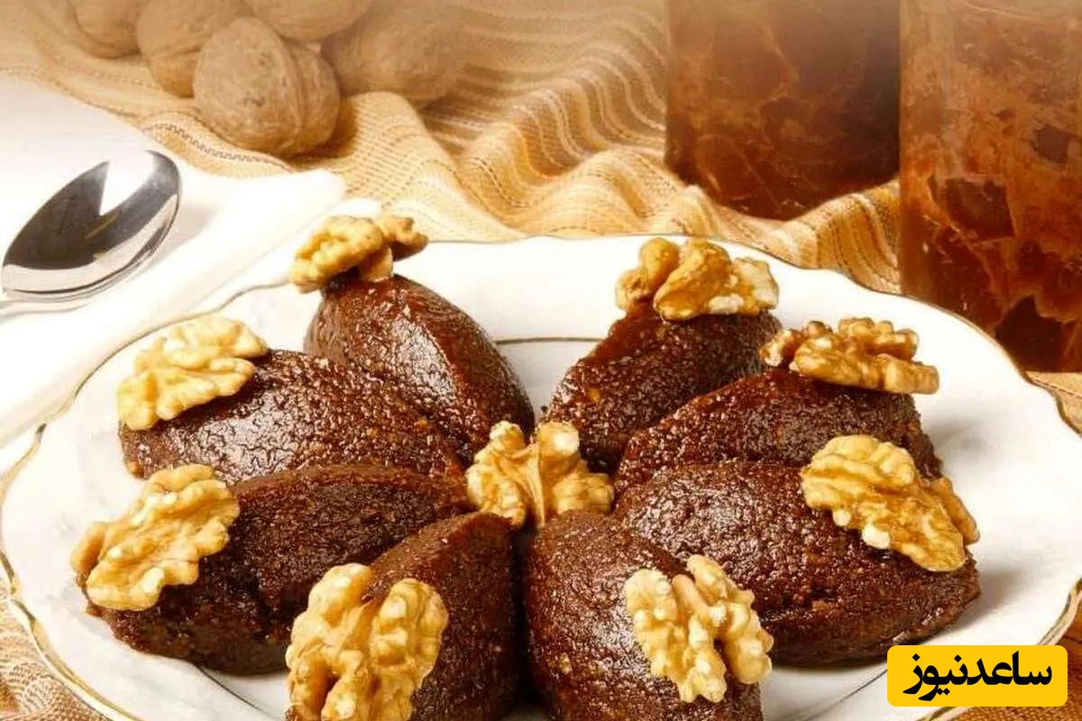 طرز تهیه حلوا گردوی ارومیه ویژه نذری ماه محرم با طعمی بی‌نظیر و اصیل + ویدئو