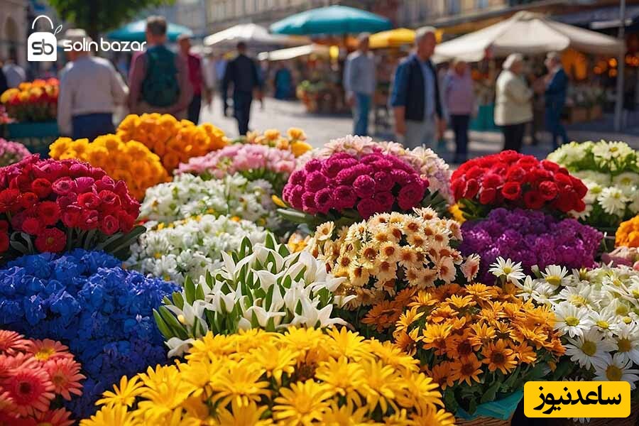 خرید گل ارزان از بازار گل تهران