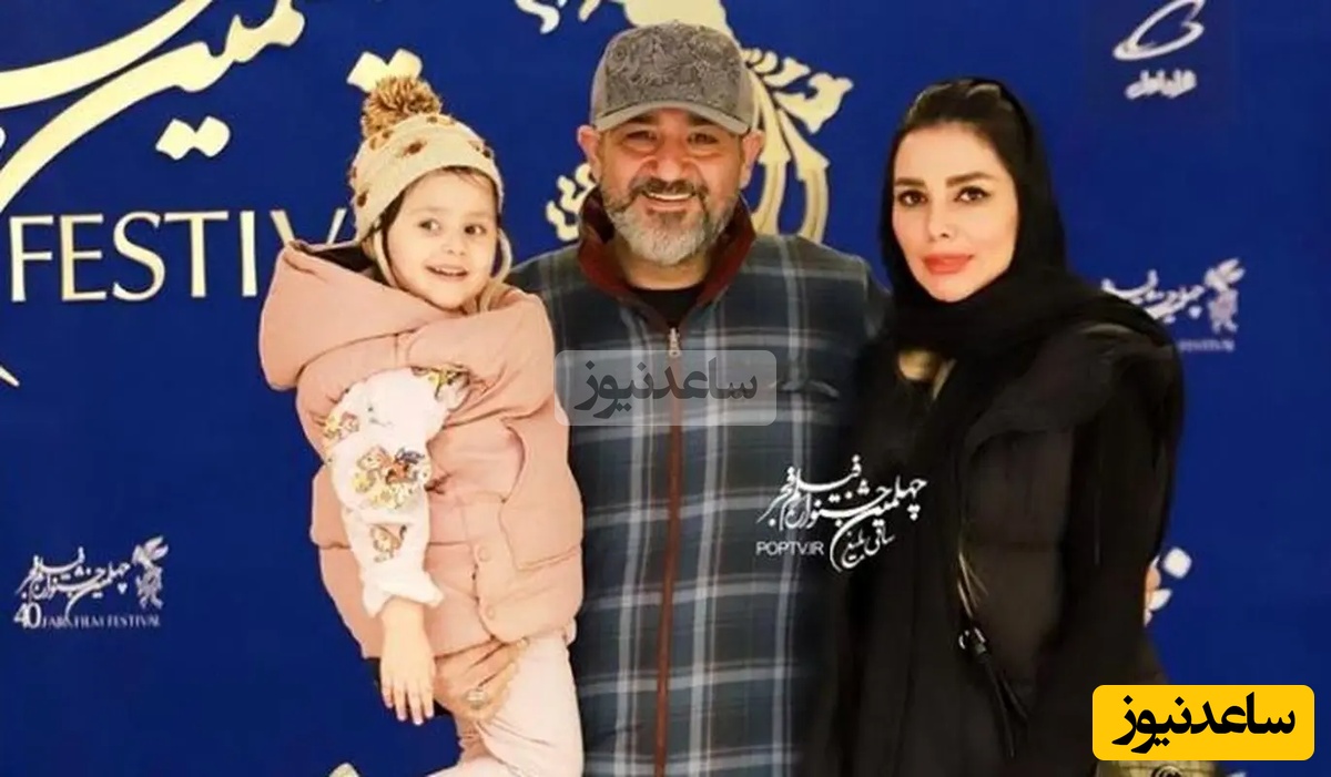 نگاه مضطرب و بامزه هانا غفوریان برای پدرش