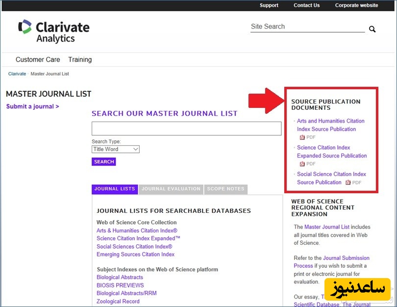 فایل پی دی اف مجلات نمایه شده در مستر ژورنال لیست