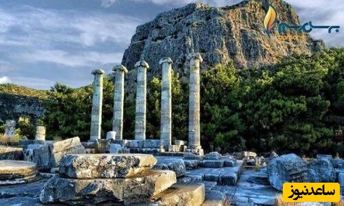 نمایی از شهر قدیمی پرین در نزدیکی کوش آداسی