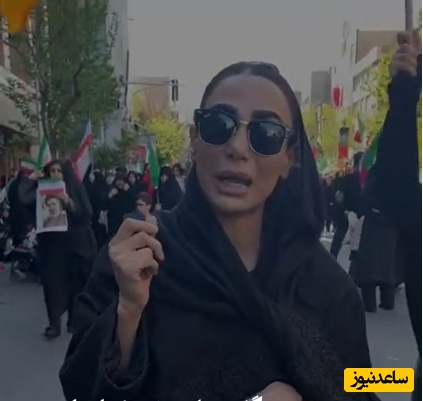 گریه دختر ایرانی در کف خیابان: محل کار من یک کوچه با بیت رهبری فاصله نداره و در این 6 سال نشد که...+فیلم
