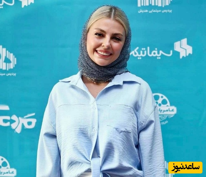 شاریس نایب بازیگر نقش آلارا فیلم مرد عینکی/ عکس از سپیده عبدالحی