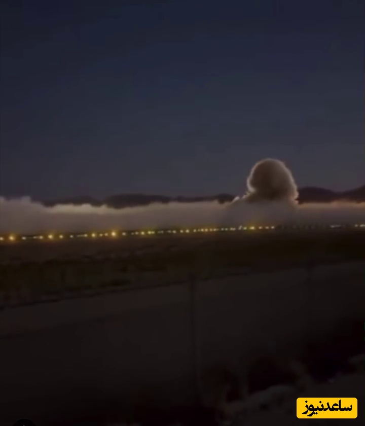 تصویری حیرت انگیز از لحظه اصابت موشک مرموز  ایران در حملات امشب 😲