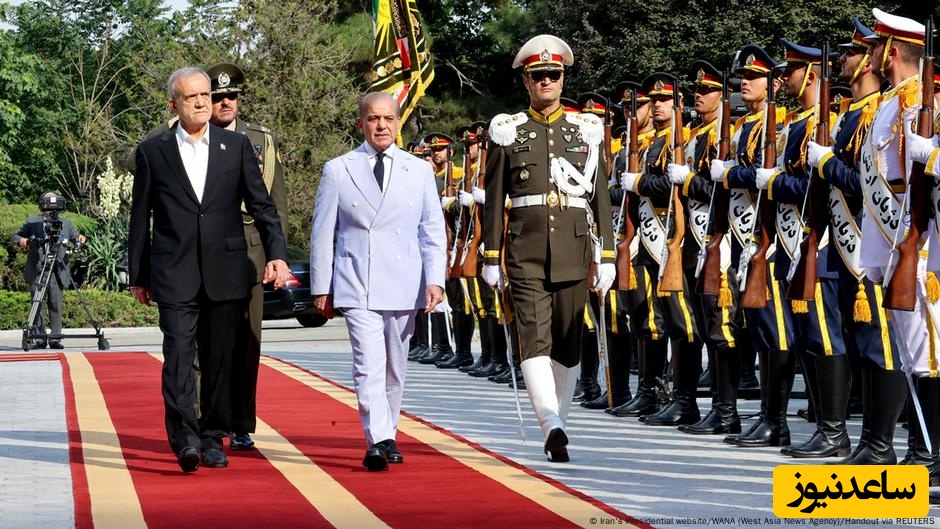 صداهای عجیب و غریب سرباز پاکستانی در مراسم استقبال از پزشکیان+ویدیو