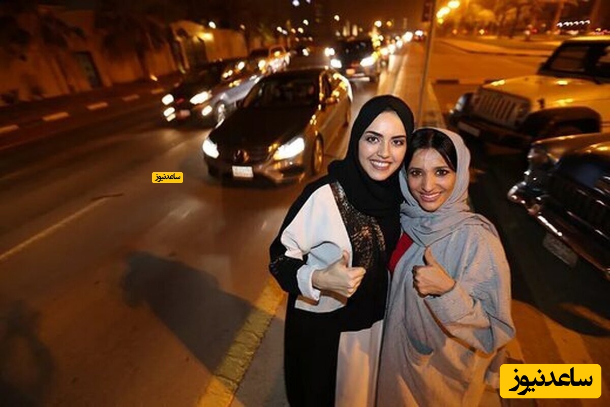 ویدیویی از وضعیت حجاب یک دختر در عربستان وایرال شد