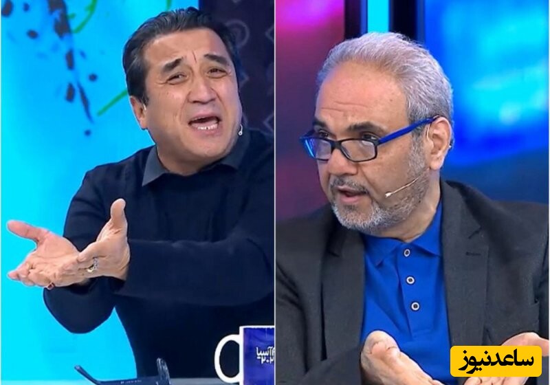 خیابانی خطاب به خداداد عزیزی:چرا فکر میکنی همه ی حرف های تو درسته؟!خداداد عزیزی:معلومه حرف من درسته برای اینکه کار من فوتباله و .../دعوای شدید خیابانی و خداداد عزیزی در برنامه تلویزیونی